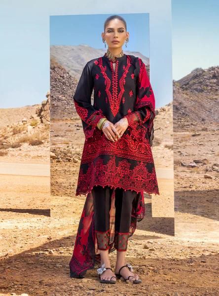 Zainab Chottani Lawn Embroidered 3Piece D-002