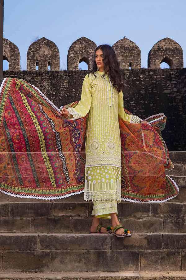 Zainab Chottani Lawn Embroidered 3Piece D-003
