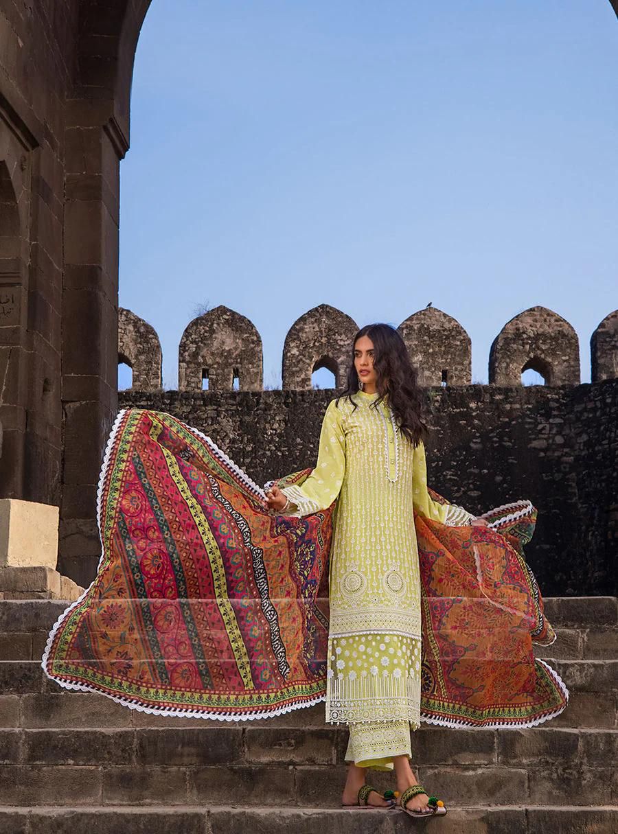 Zainab Chottani Lawn Embroidered 3Piece D-003