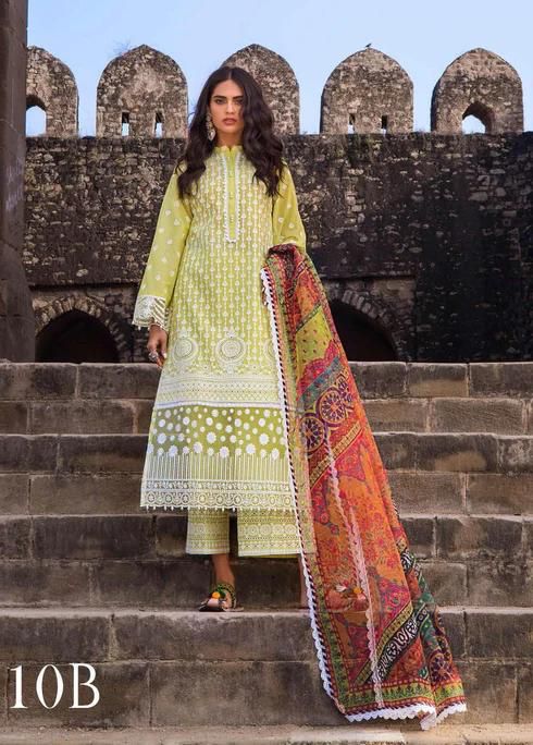 Zainab Chottani Lawn Embroidered 3Piece D-003