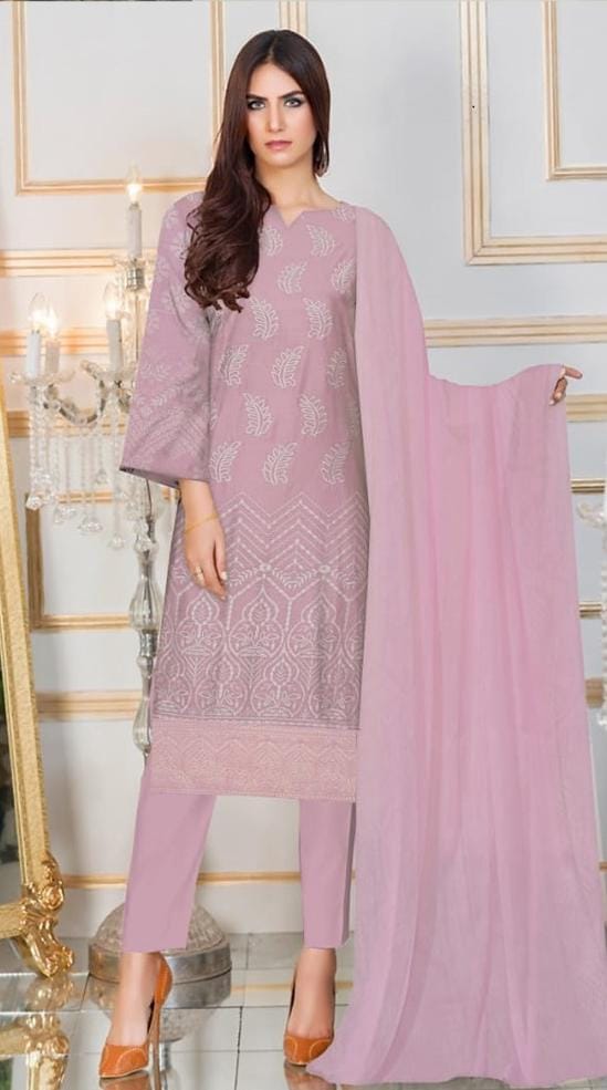 Zainab Chottani Lawn Embroidered 3Piece D-004