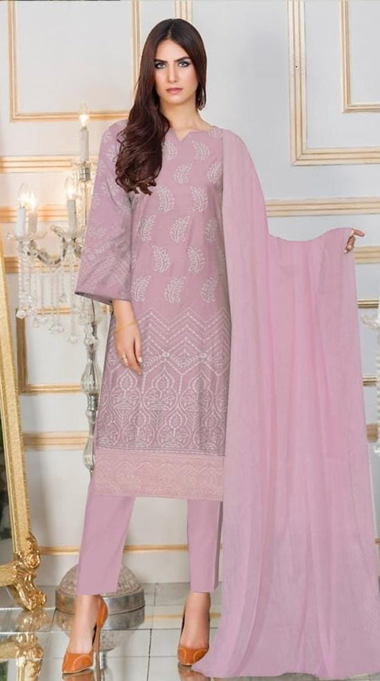 Zainab Chottani Lawn Embroidered 3Piece D-004